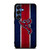 ATLANTA BRAVES MLB LOGO STRIPS Samsung Galaxy S25 Case