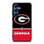GEORGIA BULDOGS STRIPS Samsung Galaxy S25 Case