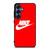NIKE SWOOSH LOGO RED Samsung Galaxy S25 Case NIKE SWOOSH LOGO RED Samsung Galaxy S25 Case
