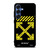 OFF WHITE LOGO YELLOW STRIPE Samsung Galaxy S25 Case