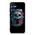 SKULL ROSE VIOLET ARTWORK Samsung Galaxy S25 Case