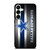 DALLAS COWBOYS FOOTBALL SILVER STRIPS Samsung Galaxy S25 Plus Case