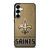 NEW ORLEANS SAINTS LOGO AND BACKGROUND Samsung Galaxy S25 Plus Case