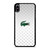 LACOSTE SILVER PATTERN iPhone XS Max Case
