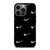 BLACK NIKE LOGO PATTERN iPhone 13 Pro Case
