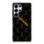SUPREME BLACK PATTERN GOLD Samsung Galaxy S25 Ultra Case