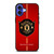 MANCHESTER UNITED MU SOCCER LOGO iPhone 16 Case