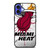 MIAMI HEAT CRACKED LOGO iPhone 16 Case