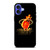 MIAMI HEAT LOGO ART iPhone 16 Case