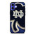 NOTRE DAME BLUE SHAMROCK LOGO iPhone 16 Case