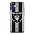 OAKLAND RAIDERS STRIPE LOGO iPhone 16 Case OAKLAND RAIDERS STRIPE LOGO iPhone 16 Case