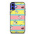 SPONGEBOB PATRICK CUTE STRIPE iPhone 16 Case