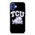 TCU HORNED FROGS FOOTBALL LOGO iPhone 16 Case