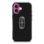 LINCOLN MOTOR LOGO CARBON iPhone 16 Plus Case