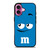 M&M BLUE iPhone 16 Plus Case