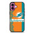 MIAMI DOLPHINS WALPPAPER NFL iPhone 16 Plus Case