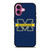 MICHIGAN UNIVERSITY LOGO iPhone 16 Plus Case