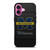 MICHIGAN WOLVERINES FOOTBALL  iPhone 16 Plus Case