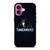 MINNESOTA TIMBERWOLVES WOODEN LOGO iPhone 16 Plus Case