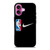 NBA NIKE LOGO iPhone 16 Plus Case