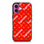 NEW SUPREME RED GOLD PATTERN iPhone 16 Plus Case NEW SUPREME RED GOLD PATTERN iPhone 16 Plus Case