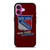 NEW YORK RANGERS SUEDE TEXTURE iPhone 16 Plus Case
