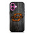 OKLAHOMA STATE UNIVERSITY WOODEN LOGO iPhone 16 Plus Case