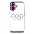 OLYMPIC RINGS LOGO BRUSHED iPhone 16 Plus Case