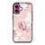 PINK VICTORIA'S SECRET FLOWER iPhone 16 Plus Case PINK VICTORIA'S SECRET FLOWER iPhone 16 Plus Case