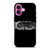 SALVATORE FERRAGAMO BELT BLACK iPhone 16 Plus Case