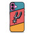 SAN ANTONIO SPURS COLORFUL LOGO iPhone 16 Plus Case