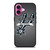 SAN ANTONIO SPURS NBA  iPhone 16 Plus Case