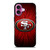 SAN FRANCISCO 49ERS SF METAL iPhone 16 Plus Case