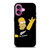 SIMPSON ALL BLACKS iPhone 16 Plus Case