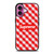 SUPREME RED GINGHAM iPhone 16 Plus Case