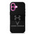 UNDER ARMOUR CARBON LOGO iPhone 16 Plus Case