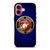 UNITED STATES MARINE CORPS BADGE iPhone 16 Plus Case