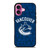 VANCOUVER CANUCKS NHL TEAM LOGO iPhone 16 Plus Case VANCOUVER CANUCKS NHL TEAM LOGO iPhone 16 Plus Case