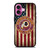 WASHINGTON REDSKINS AMERICAN FLAG iPhone 16 Plus Case