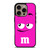 M&M PINK iPhone 16 Pro Case