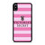 VICTORIA SECRET HORIZONTAL STRIPE LOGO iPhone XS Max Case