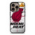 MIAMI HEAT CRACKED LOGO iPhone 16 Pro Case