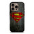 SUPERMAN WOODEN LOGO iPhone 16 Pro Case