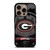 UNIVERSITY OF GEORGIA BULLDOGS UGA BLACK iPhone 16 Pro Case
