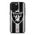 OAKLAND RAIDERS STRIPE LOGO iPhone 16 Pro Max Case OAKLAND RAIDERS STRIPE LOGO iPhone 16 Pro Max Case