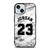 MICHAEL JORDAN 23 WHITE MARBLE iPhone 15  Case Cover