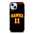 TRAE YOUNG ATLANTA HAWKS BLACK iPhone 15  Case Cover