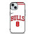ZACH LAVINE CHICAGO BULLS WHITE iPhone 15  Case Cover