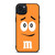 M&M ORANGE iPhone 15 Plus Case
