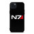 N7 MASS EFFECT METAL LOGO iPhone 15 Plus Case